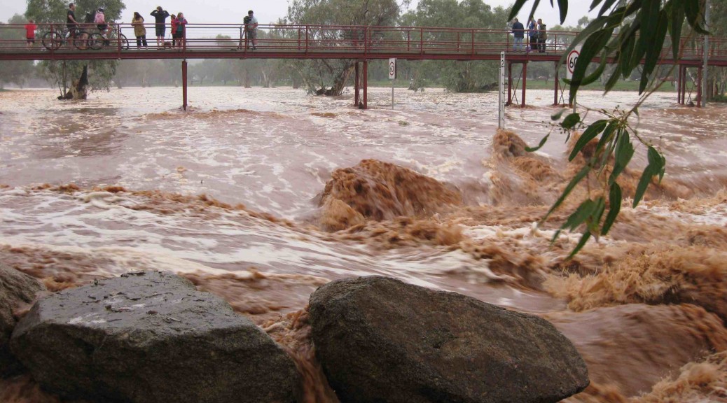 Flooding in Alice Springs