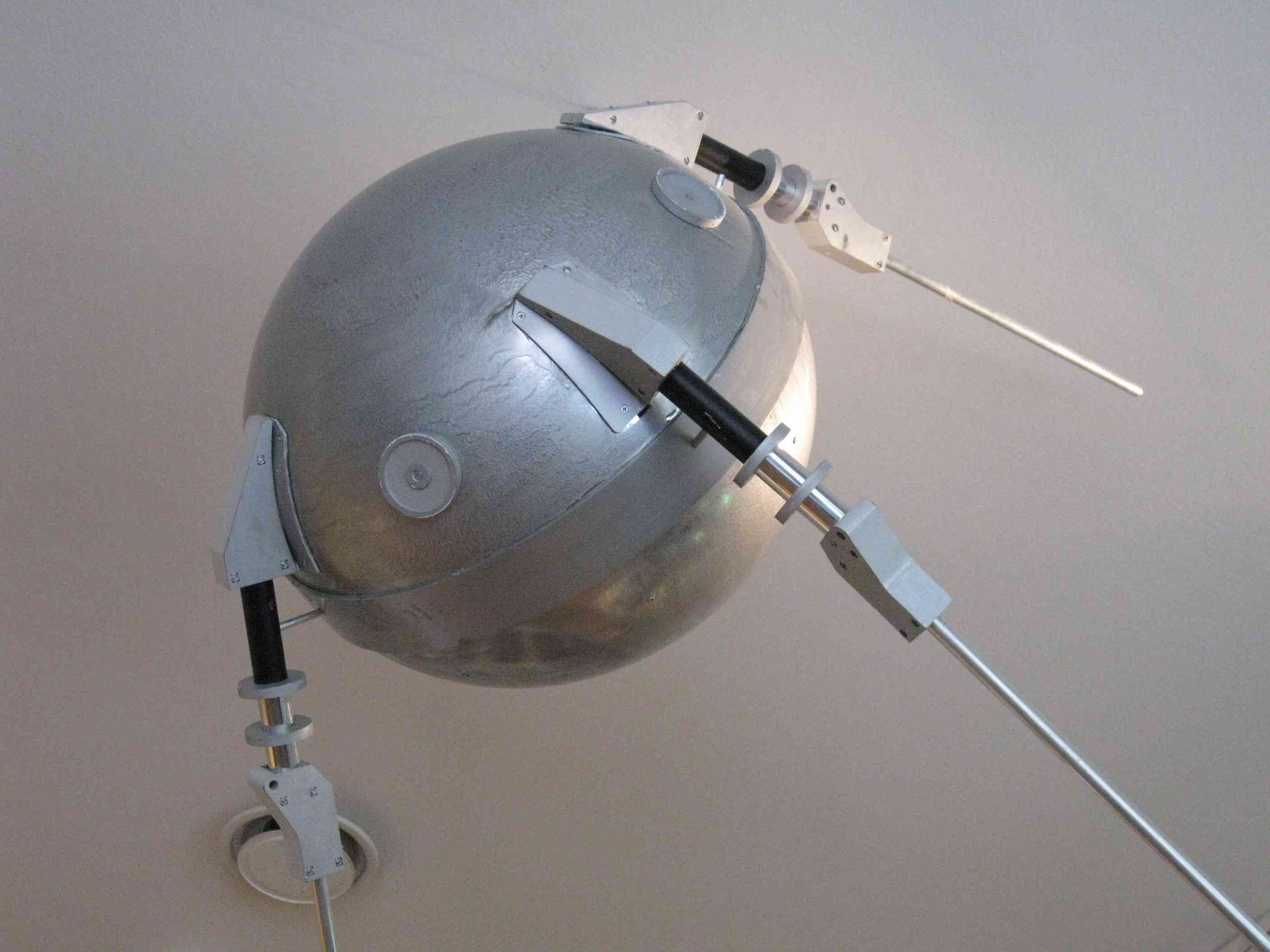 Sputnik model in the Helsinki City Museum, Finnland