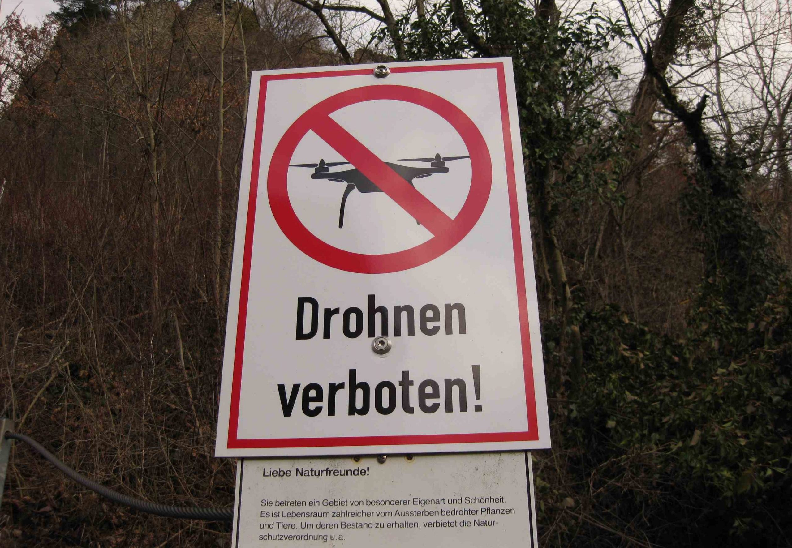 Hohenkrähen Drohnenverbot