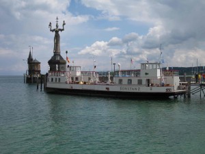 Ferry "Konstanz" in Constance harbour