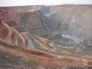 Super Pit: Goldmine in Kalgoorlie, Australien