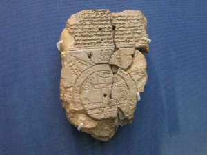 Babylonische Weltkarte im British Museum