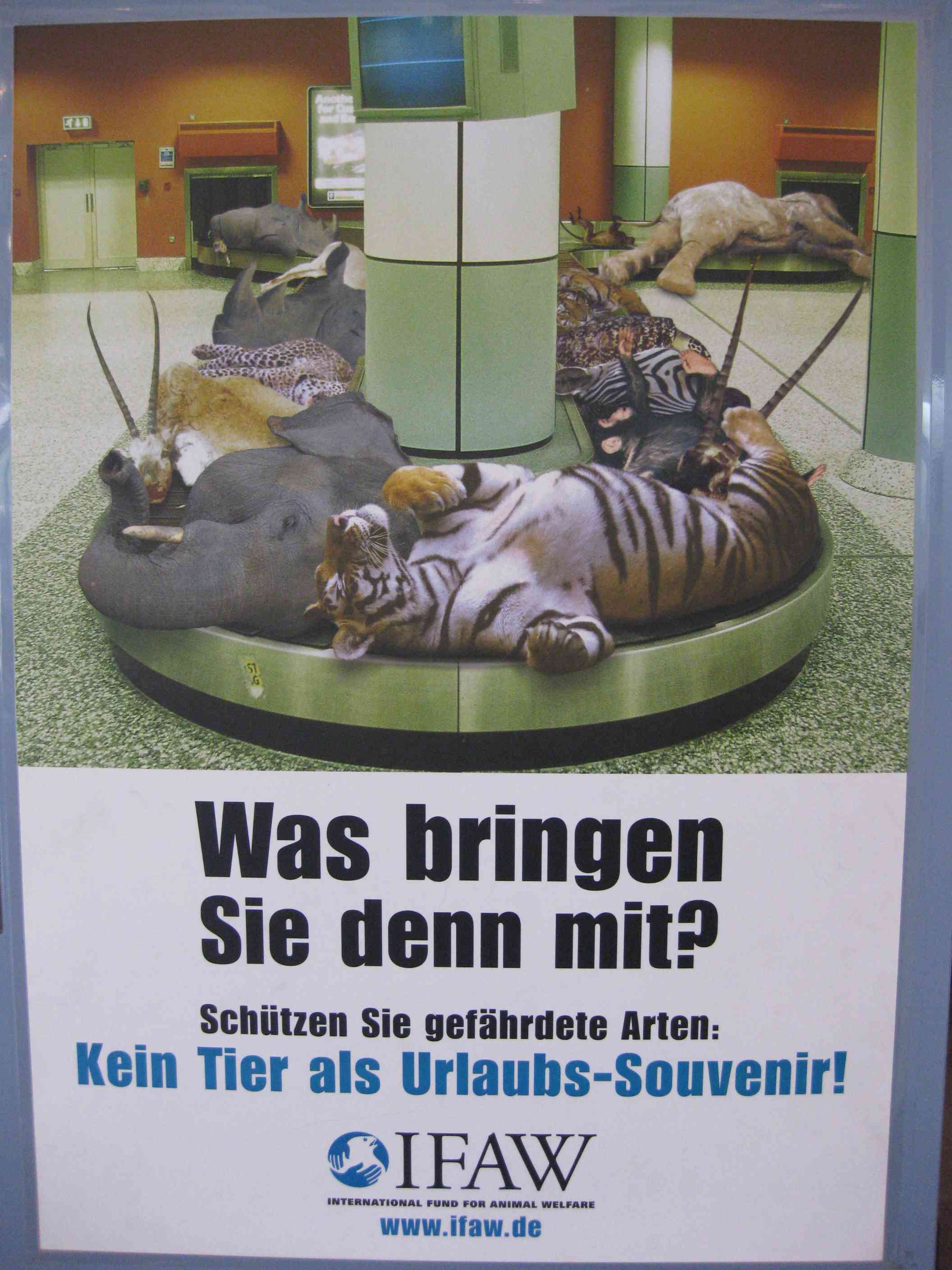 Plakat fuer Artenschutz