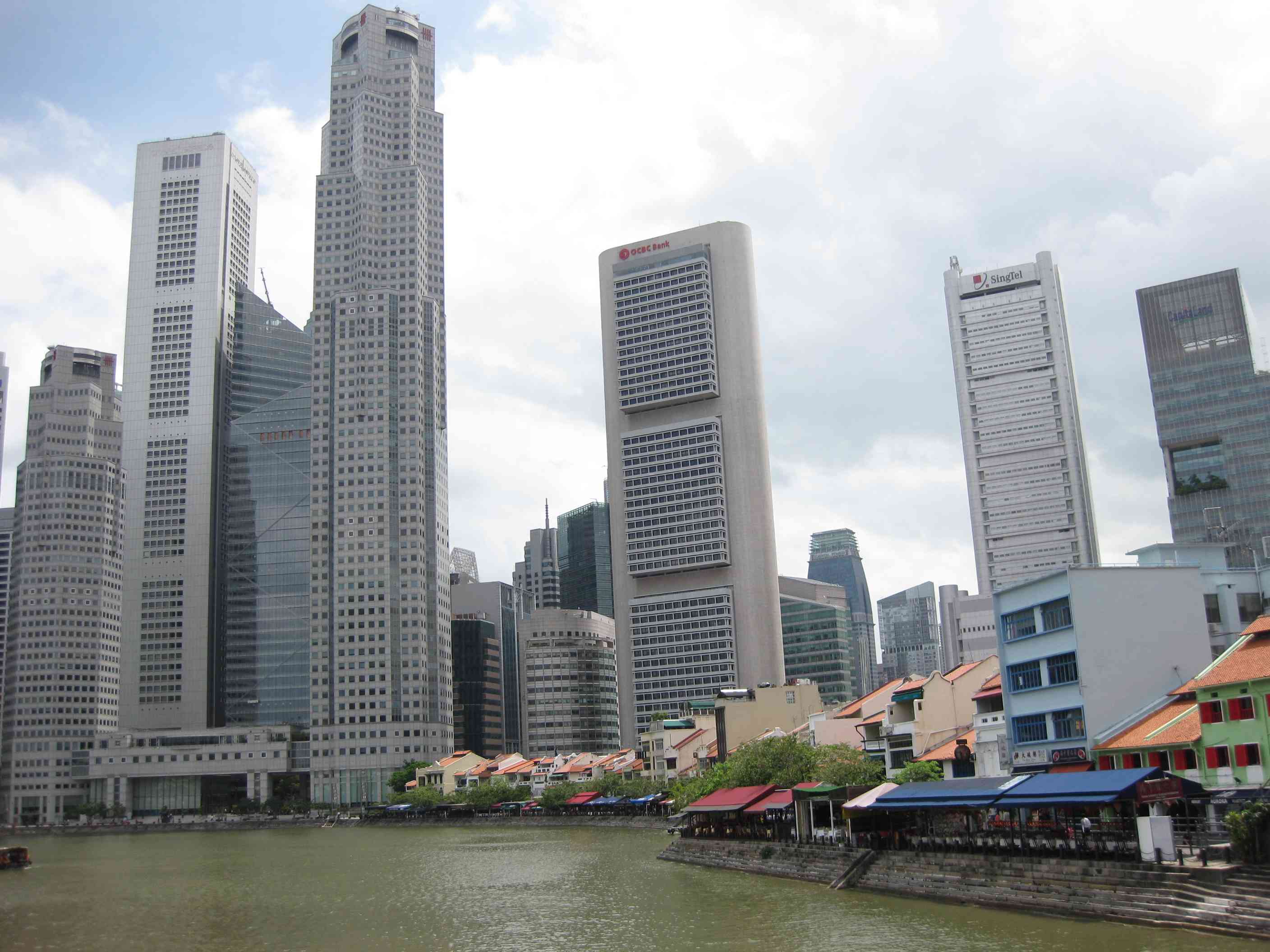 Banken-Viertel in Singapur