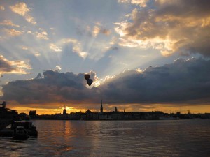 Ballone über Stockholm, Schweden