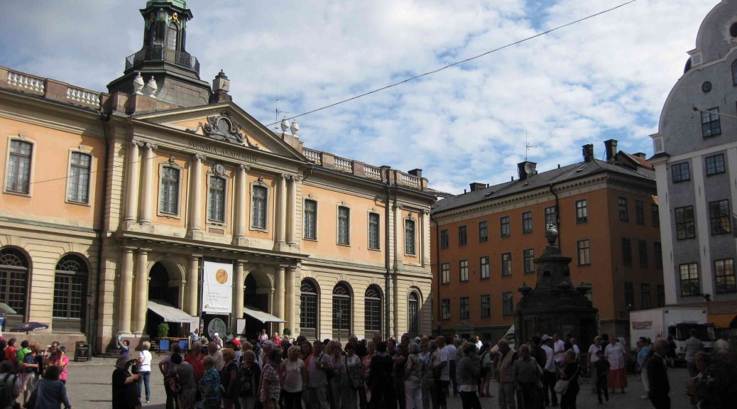 Nobelmuseet and Swedish Academy in Stockholm, Sweden