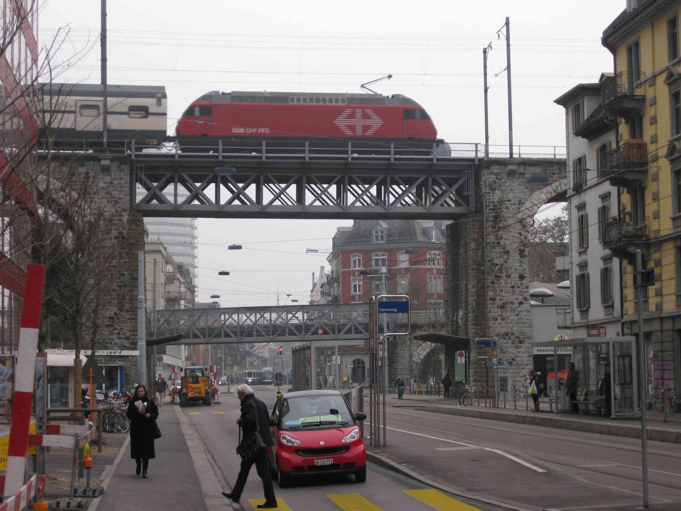 SBB-Lokomotive in Zürich