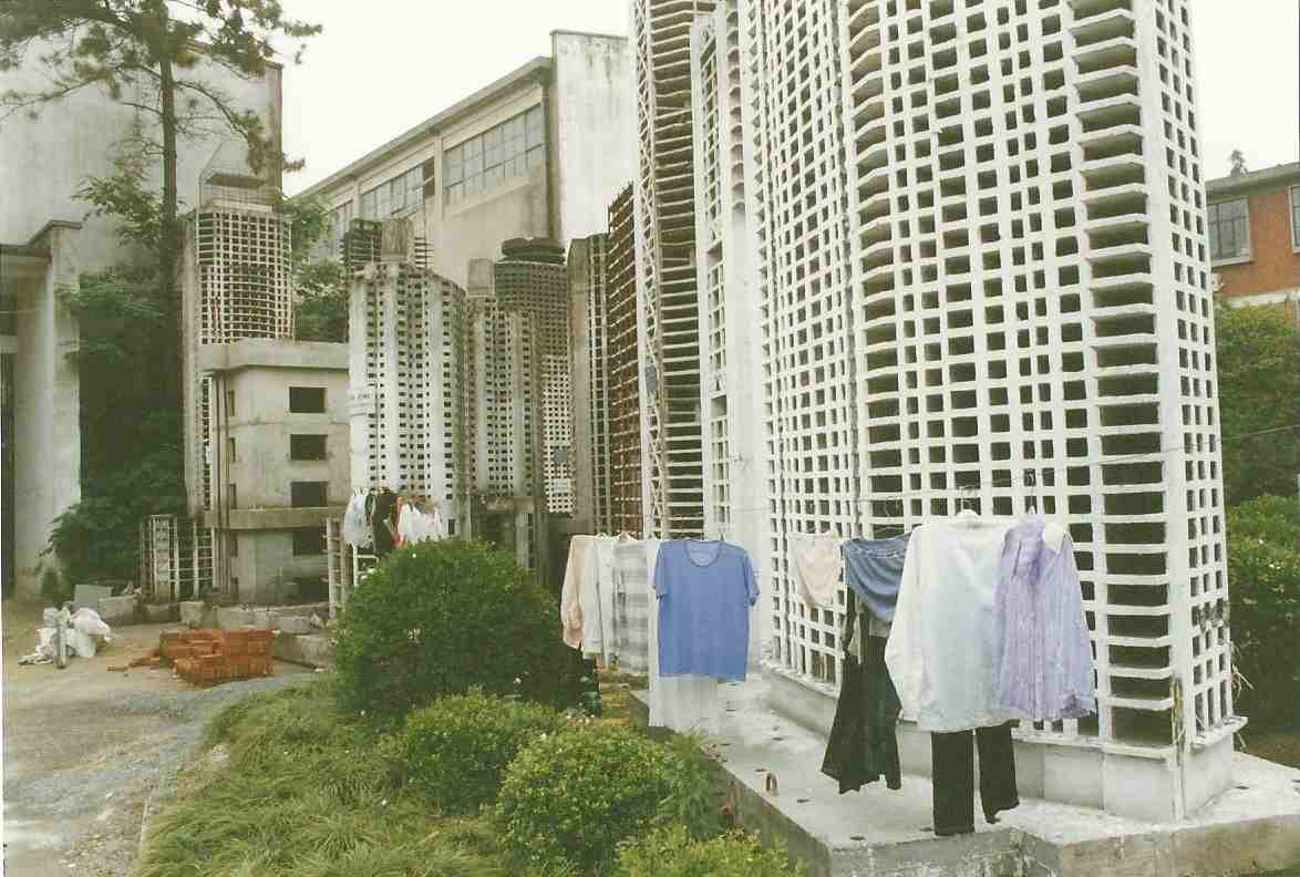 Skyscraper models in Shanghai